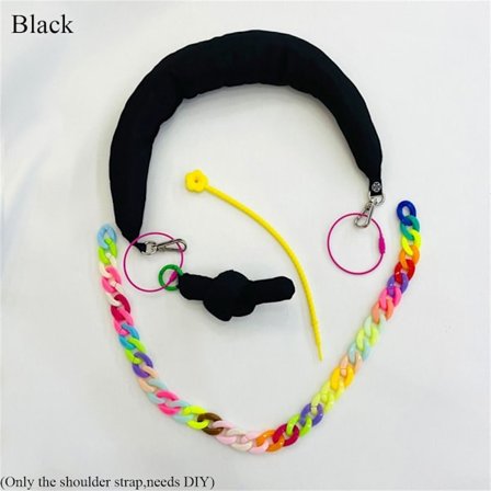 Skulderveske Stropp Veske Erstatningsstropp SVART