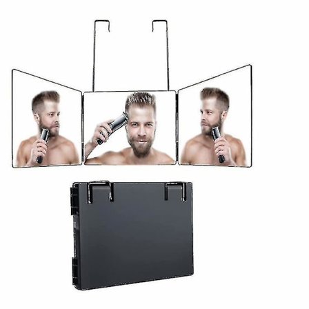 Udtrækkeligt Hængende Tresidet Sammenklappeligt Makeupspejl