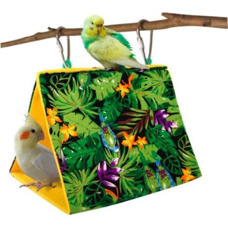 Fugle hængekøje hængende telt (S), til fuglerede bur legetøj til små P