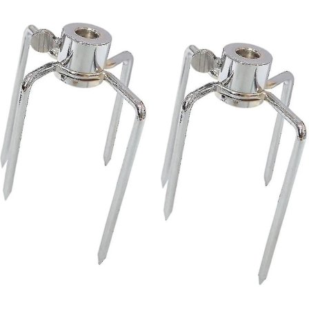 2 st Grill Rotary Grill Gaffel Tillbehör Livsmedelskvalitet Grill Gaffel 304 Rostfritt Stål Grill Gaffel (gratis frakt)