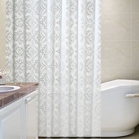 72 x 72 bruseforhæng i 100% bomuld barok tekstureret stof 3D