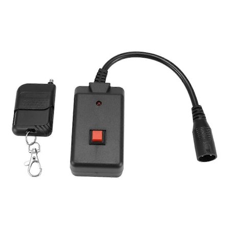 AC 90-240V Portabel 3-stifts Trådlös Fjärrmottagare för Rökmaskin DJ Scen Mottagare Rök 400W 500W 900W 1500W C (FMY)