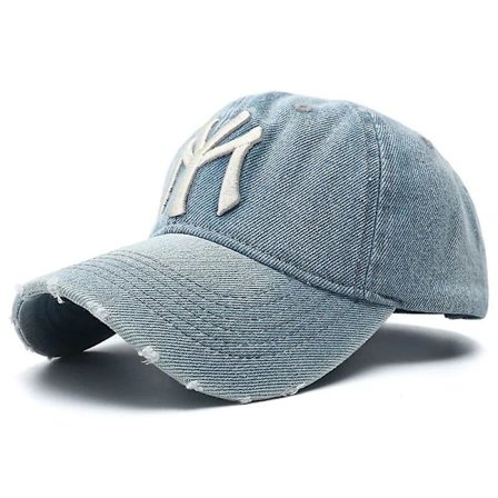 2024 Nytt Lyxvarumärke Min Broderade Tvätt Denim Baseballkeps För Män Hög Kvalitet Svart Vintage Y2k Pappakepsar Gorras Hombre