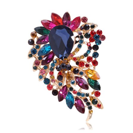 Stor, stor blomst brosje pins skjerf dekorasjon Mu