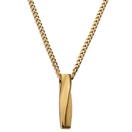 Cruz | Colar Dourado para homens - Colares em aço