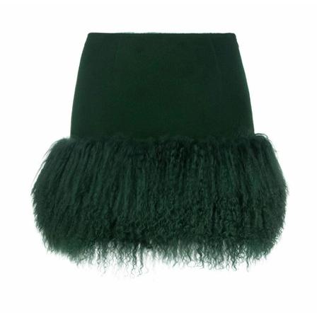 P.a.r.o.s.h. Rok , Groen , Dames , Maat: M Korte rokken