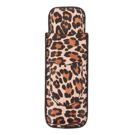 Bærbar Sigarkoffert 2 Holder Finhåndlaget Humidor for Kontor Reise Hjem