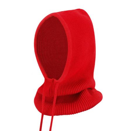 Varm vinter strikket lue lue i ett stykke polstret menn, høst og vinter sykling ull unisex Red Average Size adjustable M