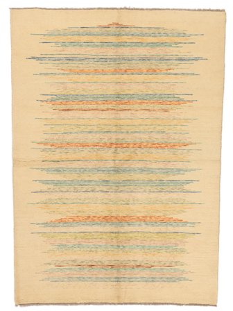 Modern Afghan Fine Teppich 169X236 Orange/Beige Wolle, Afghanistan