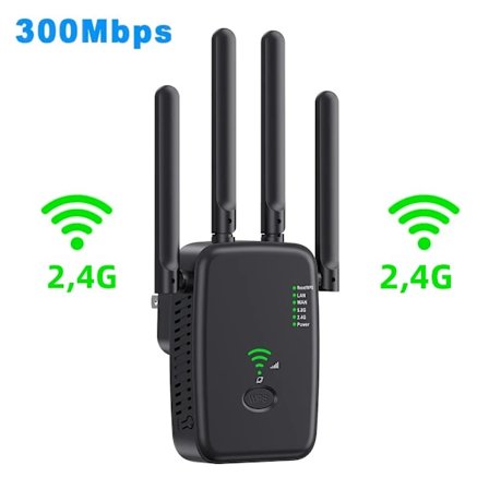 2.4G 5.8G 1200Mbps1; US-plugg 1200Mbps Dual Band 2.4G 5G WiFi Repeater Signal Extender WiFi-forsterker WPS-ruter med 867Mbps og 300Mbps T