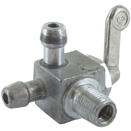 Benzinhane, der kan tilpasses LOMBARDINI. M10x1,00 og to udgange Ø 9mm.