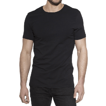 Bread & Boxers Crew-Neck, 2-pack T-shirts Herr Svart L