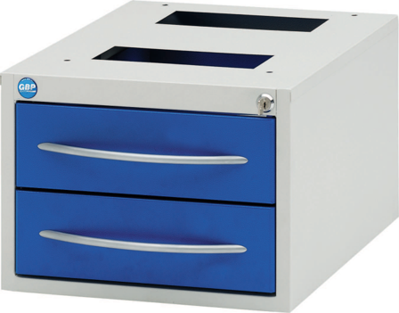 GBP 405532101 Oppbevaringsunderskap to skuffer, Garasjeinnredning & oppbevaring