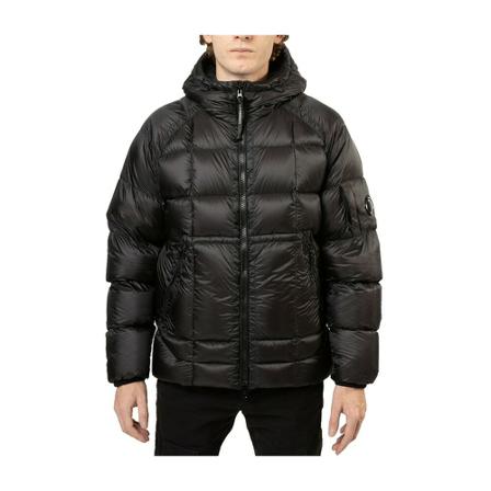 C.p. Company DD Shell Hooded Down Jakke Sort, Herre