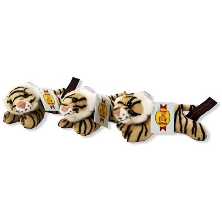 Dinotoys Mjukisdjur Gosedjur Plush - 1st Tiger Ligger 12cm