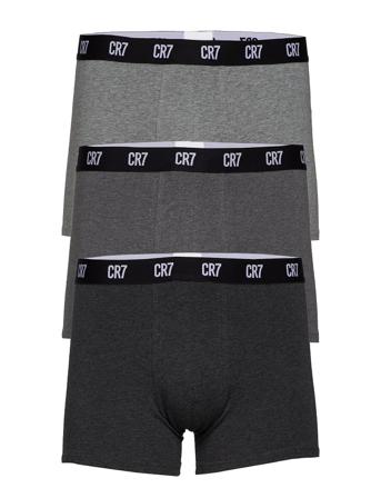 Cr7 Basic, Trunk, 3-Pack Bokserit Harmaa CR7