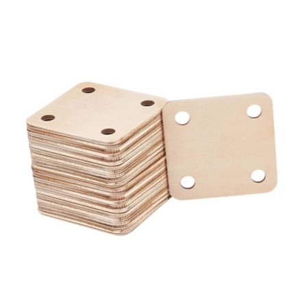 Puinen kudontakorttisetti tablettikudontakortit 2x2 tuumaa käsintehdyt puukehykortit (FMY)