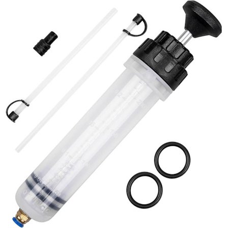 200CC væskeudtrækkerpumpe, olieskiftssprøjte med slange, manuel væskeudtrækker/påfyldningspumpe til overførsel af autovæsker