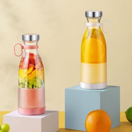 Bærbar Elektrisk Blender Juicer Blender USB Mini Genopladelig Mixer Frugt Juicer Frugt Multifunktion Juicer Maker 350ML-B