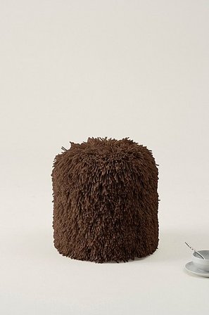 Jotex - Sittpuff ø 40 Cm Järn - Polyester - Polystyren Chokladbrun FUNTANA - Köp Sittpuffar hos Jotex