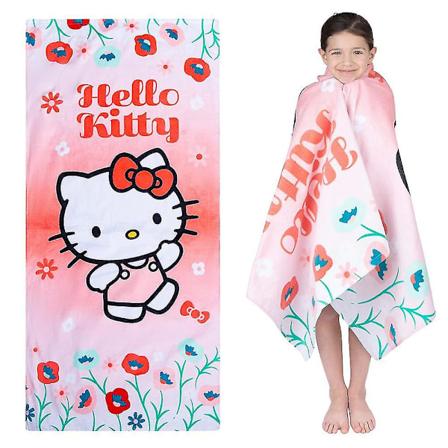 Lasten piirretty rantapyyhkeet uimapyyhkeet jooga-pyyhe lahja Hello Kitty 60*120cm