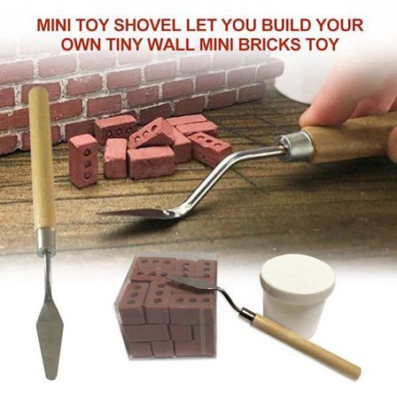 Miniatyrleksaksspade Låt dig bygga din egen Tiny Wall Mini Bricks Toy