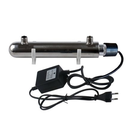 Rustfrit stål UV vand sterilisator ultraviolet rør lampe direkte drikke desinfektion filter akvarium fisk tank renser
