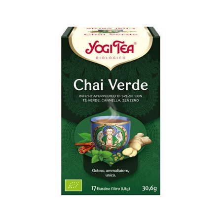 Yogi Tea Tè Speziato Chai Verde 17 Bustine