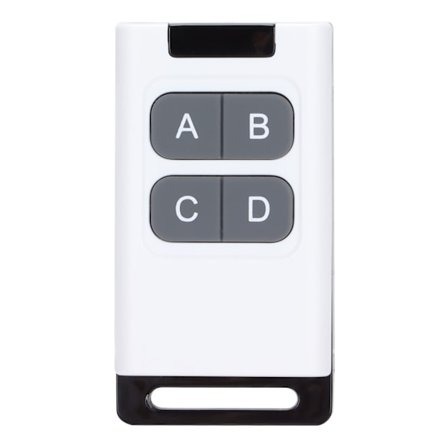 RF Fjernkontroll Trådløs 4CH 433Mhz Fjernkontrollrelébryter for Garasjeporter Hjemmesikkerhetsprodukter