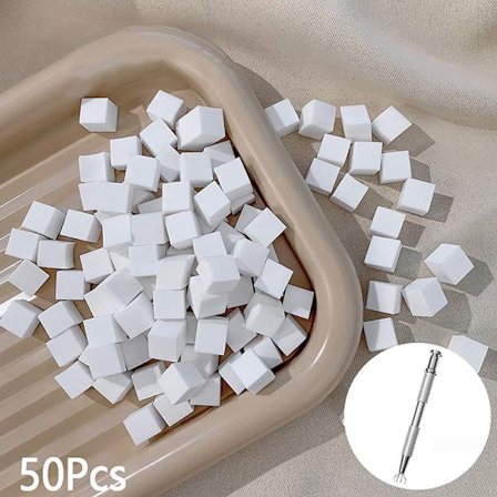 Nail Art Sponge Pehmeät sienet Gradient Nail Art Tools Väri Haalistuu