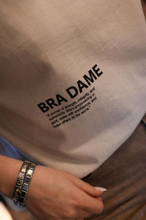 BRA DAME TEE Worn White M