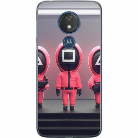Motorola Moto G7 Power Genomskinligt Skal Squid Game