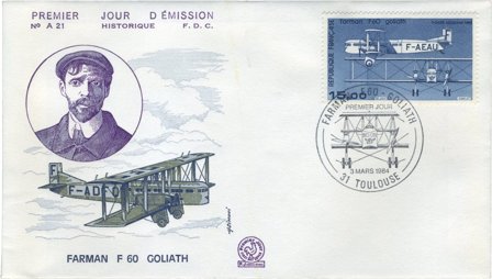 Frankrig 1984 - Luftpost YT 57 - FDC