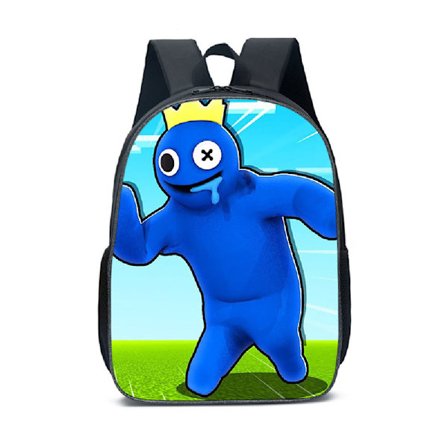 Rainbow Friends Ryggsekk Barn Skolesekk Student Laptop Bag