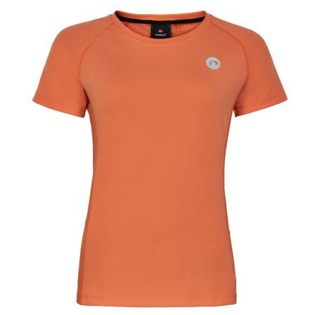 Newline Women's Running Tee Women Short sleeved fitness sweater Orange M