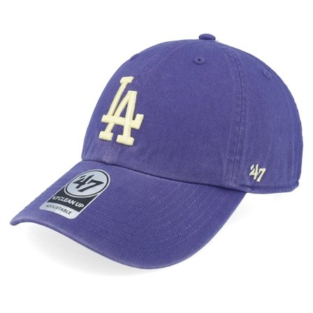 47 Brand - Azul unconstructed Gorra - Los Angeles Dodgers Clean Up Deep Space Dad Cap @ Hatstore