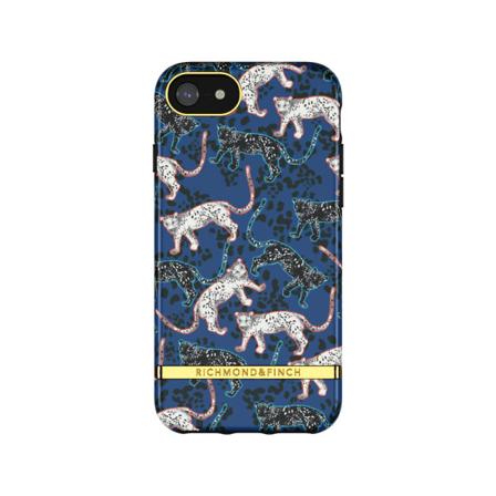 Blue Leopard - Richmond & Finch- Iphone 6/7/8/se 2020 Blå