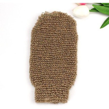 2 stk. eksfolierende hansker bad dusj hansker votter bambusfiber bad hansker kroppsvask klut svamper