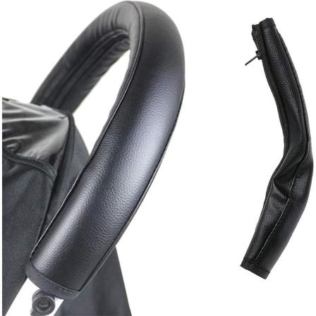 58cm läder cover, barnvagnshandtag cover, stroller00