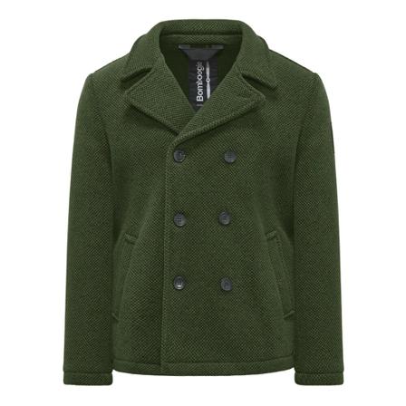 BomBoogie, Double-breasted Wool blend Peacoat Groen, Heren, Maat:M