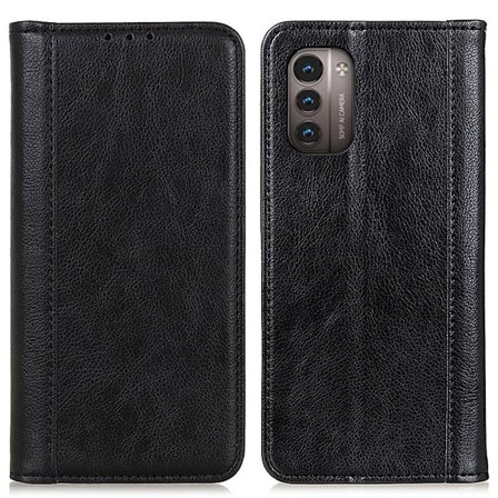 Äkta läder Nokia G11 / Nokia G21 fodral med magnetisk stängning