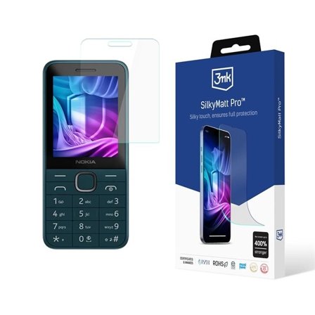 Matt beskyttelsesfilm 3mk Silky Matt Pro for Nokia 225 4G (2024)