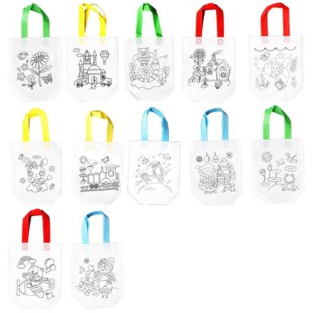 12 STK Craft Color Bag Tegnelegetøj Børn lærer