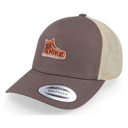 Wild Spirit - Brun trucker Caps - Take A Hike Brown/Khaki A-frame Trucker @ Hatstore