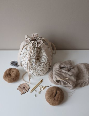 Cam Cam Copenhagen Project Bag - Cream - ONE SIZE