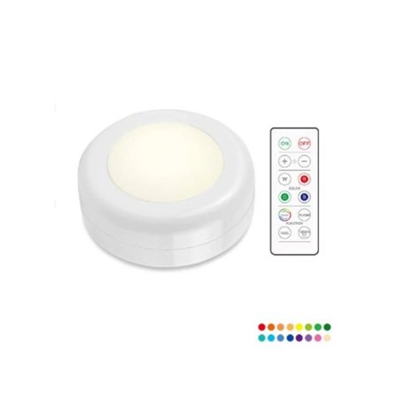 Mordely LED spotlight RGB trådlös med fjärrkontroll