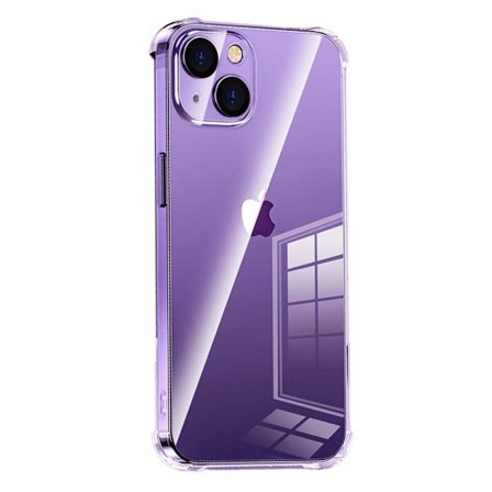 RY-Mkeke Skal till iPhone 15 Genomskinligt, Slimmat Stöttåligt Telefonfodral för iPhone 15