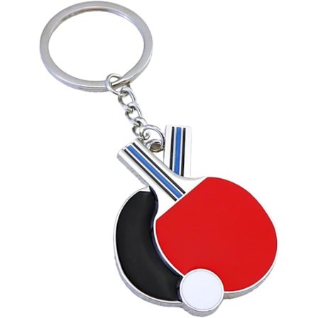 Pöytätennismaila Avaimenperä - Urheiluavaimenperä Pöytätennismaila Laukku Koriste | pingis avaimenperä avaimenperä