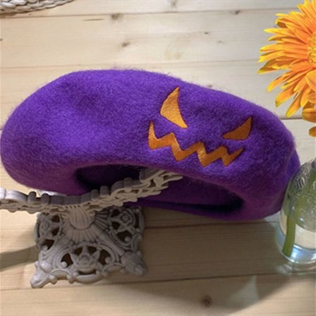 Halloween kurpitsa baskeri Ranskalaiset hatut LILA LAPSET LAPSET violetti lapset-lapset