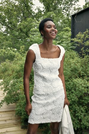 NA-KD Structure Cap Sleeve Top - Ærmeløse toppe - Hvid - L